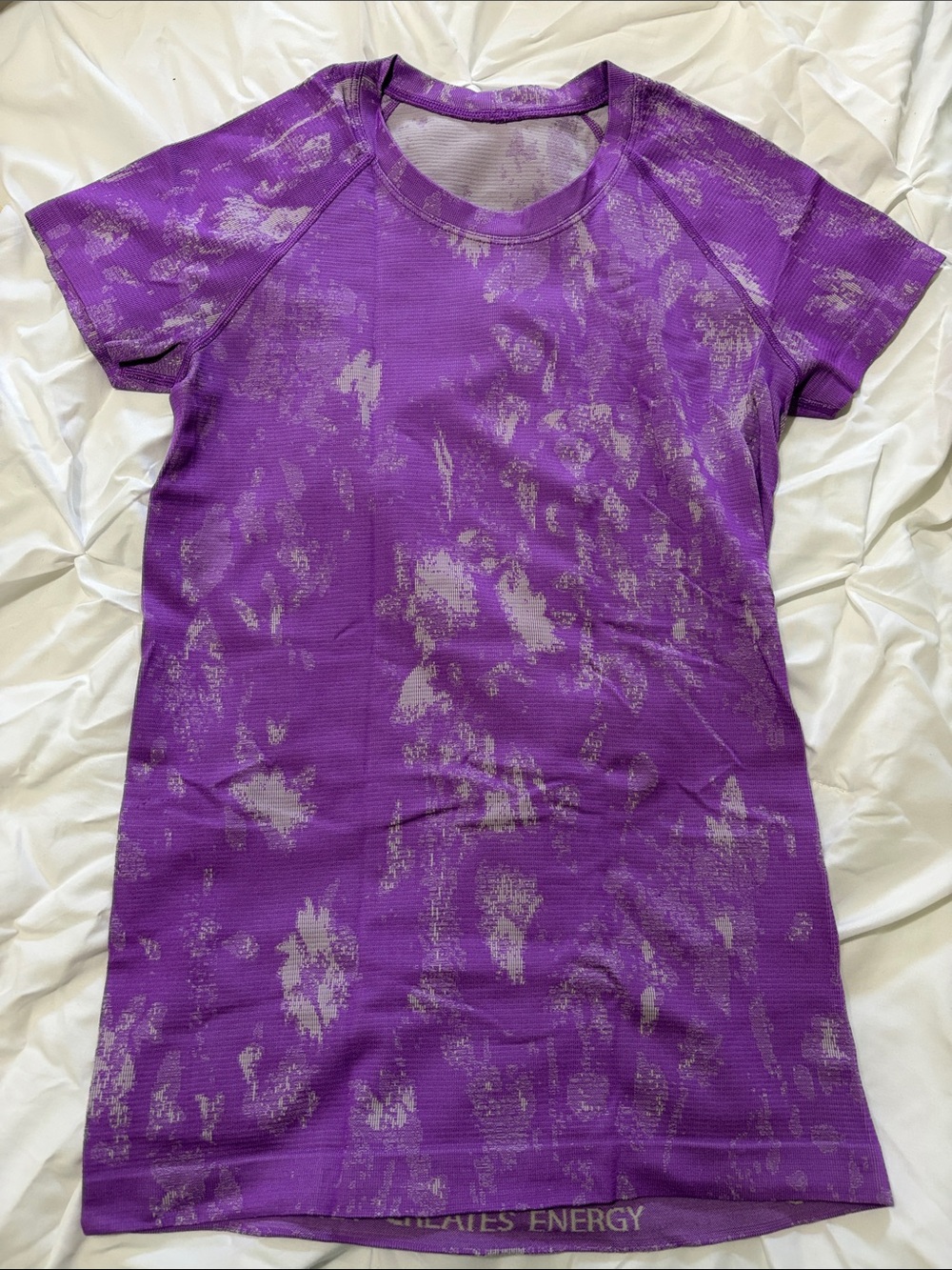 Purple Lululemon Size Small Active Short Sleeve Top